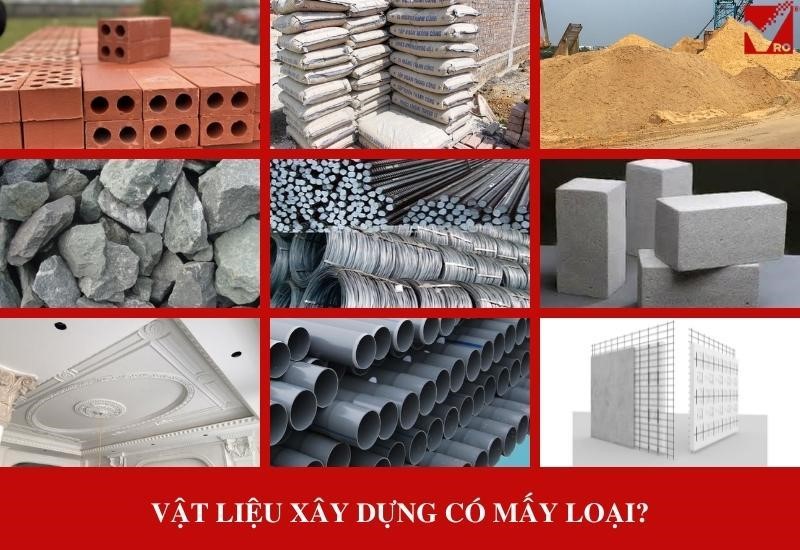 Vật liệu xây dựng phổ biến